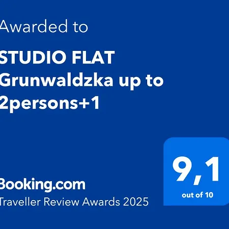Apartment Flat Grunwaldzka Up To 2persons+1 *